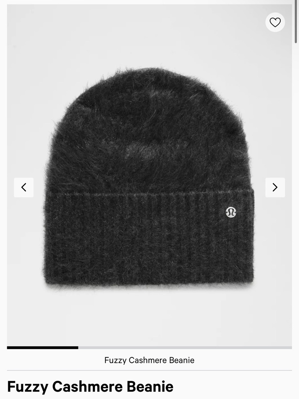lululemon athletica Fuzzy Cashmere Beanie - Heathered Light Onyx
